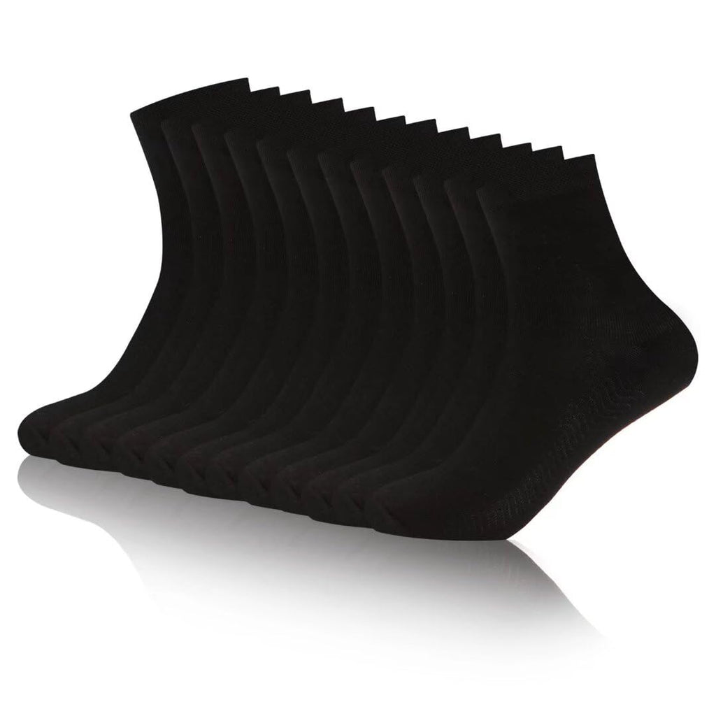 Bamboo Low Quarter Thin Ankle Socks 6 Pairs H505481