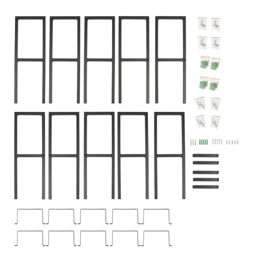 Black 5Pcs CD Racks B950988