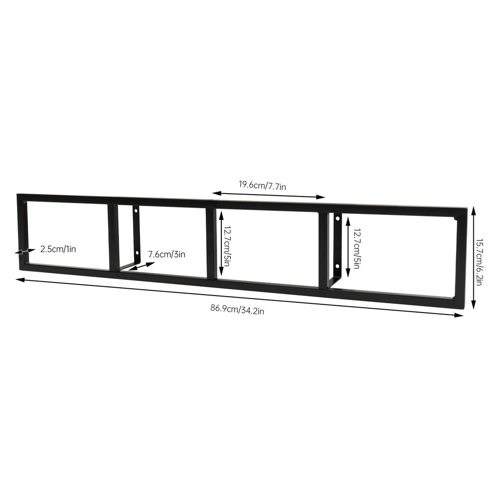 Black 5Pcs CD Racks B950988