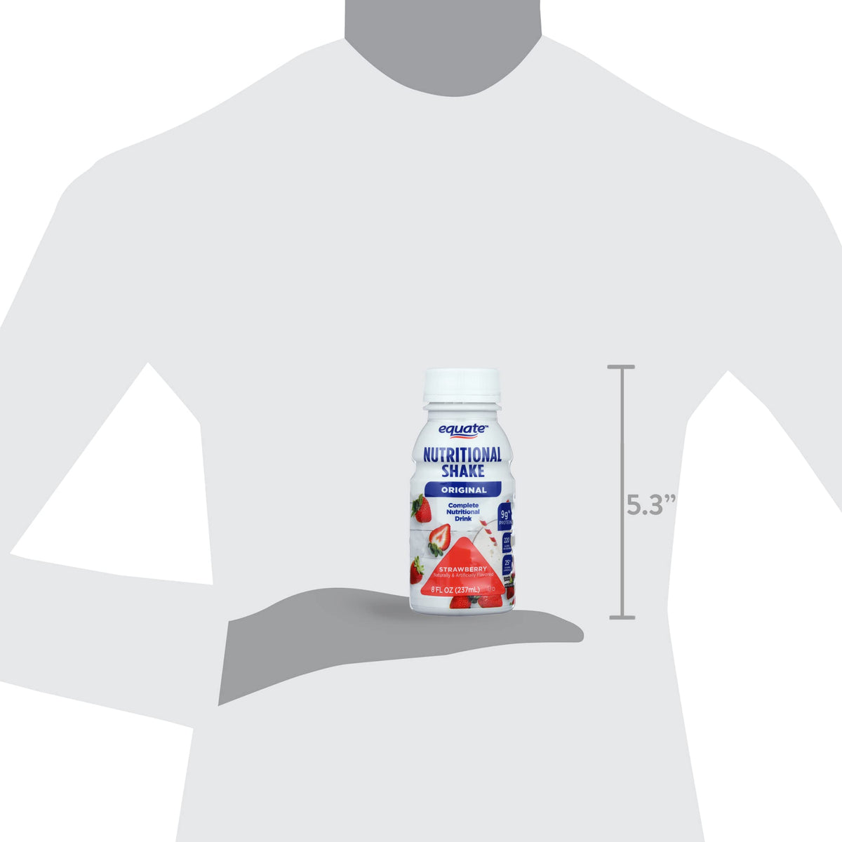 Strawberry Nutritional Shake 8 fl oz 24 Count N47553