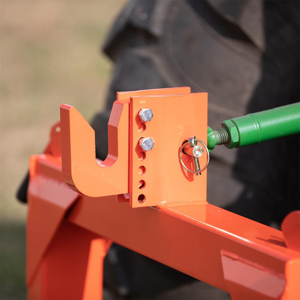 3 Point Quick Hitch Category 1 Tractor 3000 LB Lifting Capacity Orange D389963