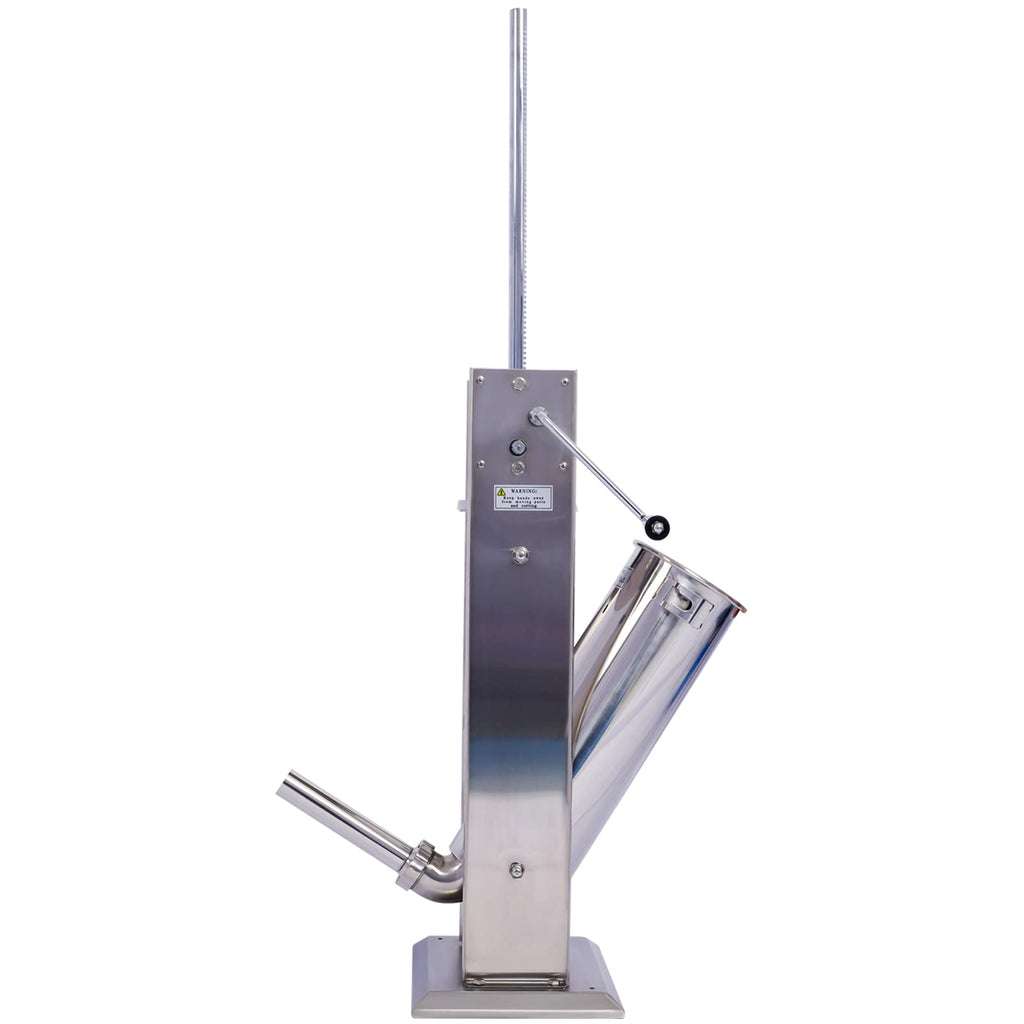 Stainless Steel 15LB Vertical Sausage Stuffer with 4 Stuffing Tubes G267