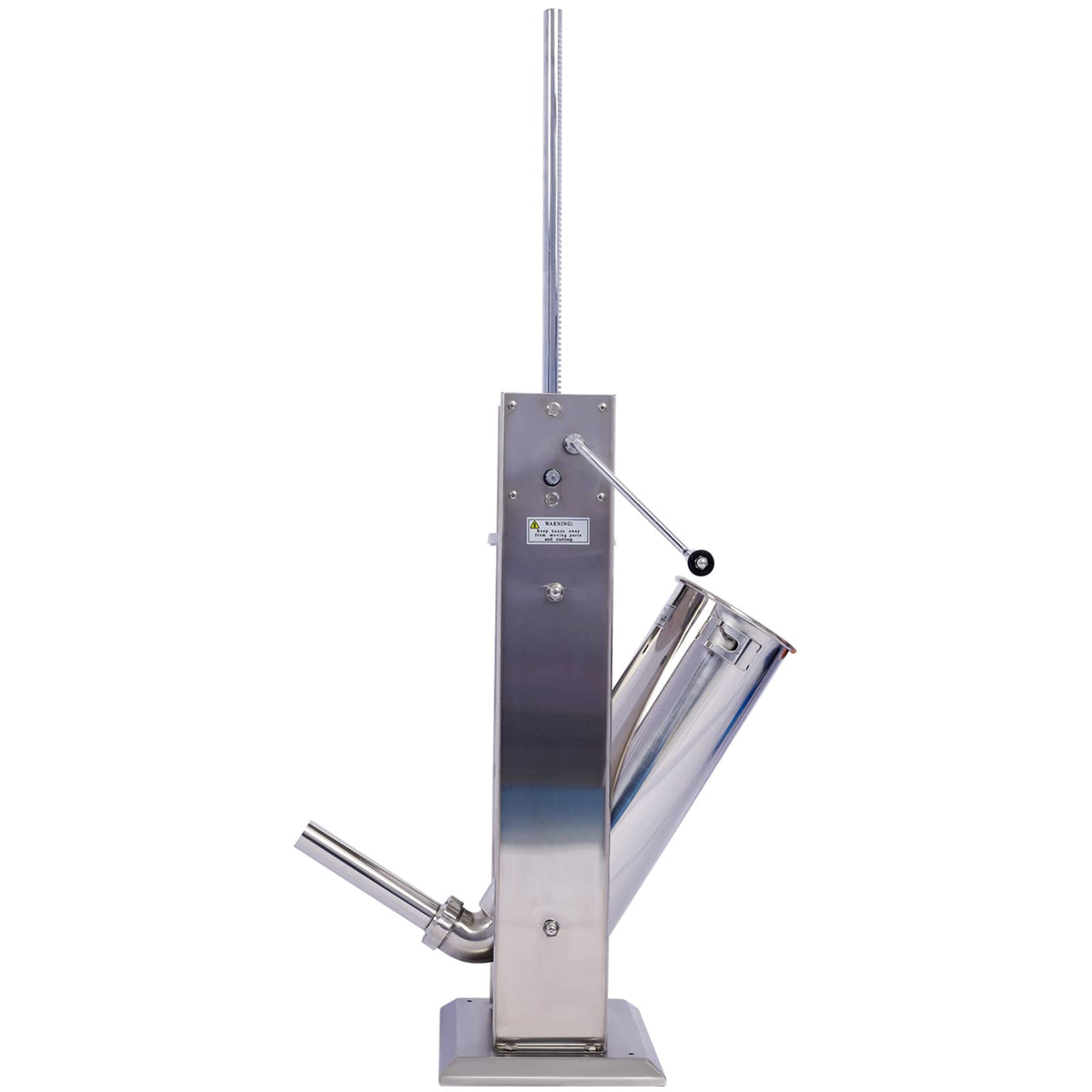 Stainless Steel 15LB Vertical Sausage Stuffer with 4 Stuffing Tubes G267