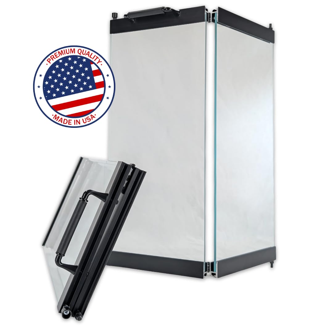 Black Replacement Glass Fireplace Doors H791856