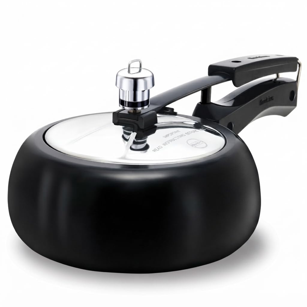 2 Litre Black Hard Anodised Pressure Cooker F91317