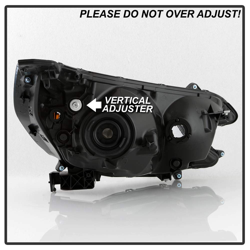 Black Housing Headlights Assembly Pair Z307375