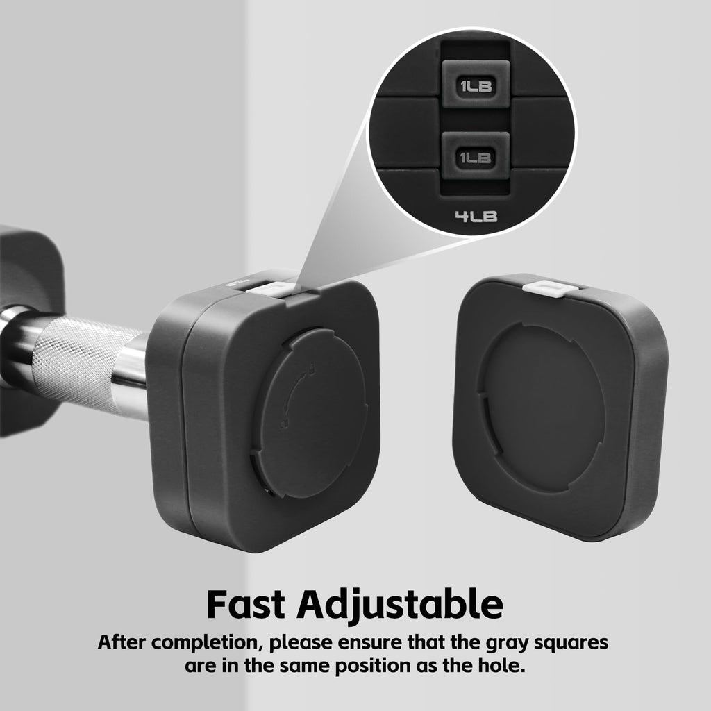 Adjustable Dumbbell Set of 2, 20 LB V2549