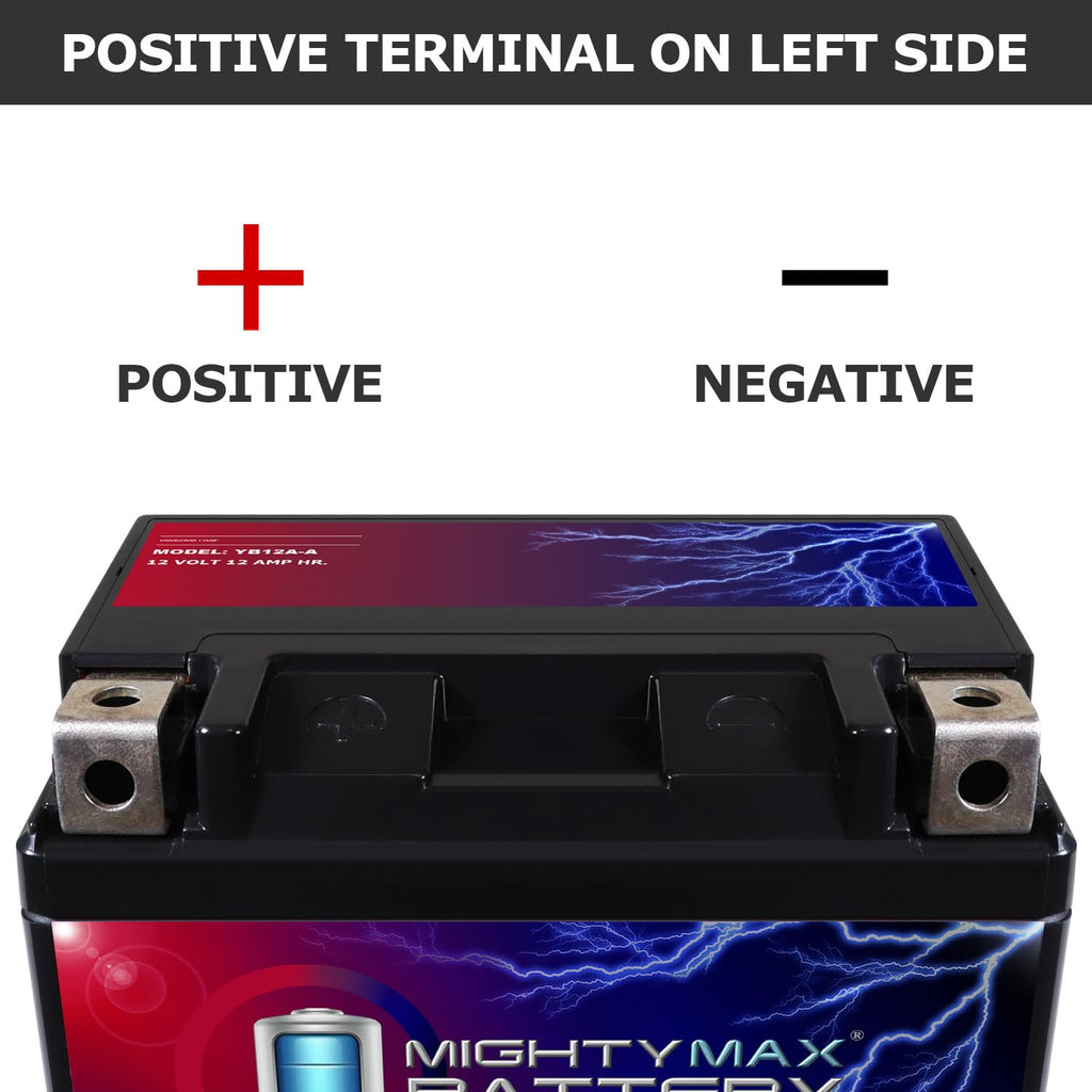 12 Volt 12 AH Rechargeable SLA AGM Motorcycle Battery D279132