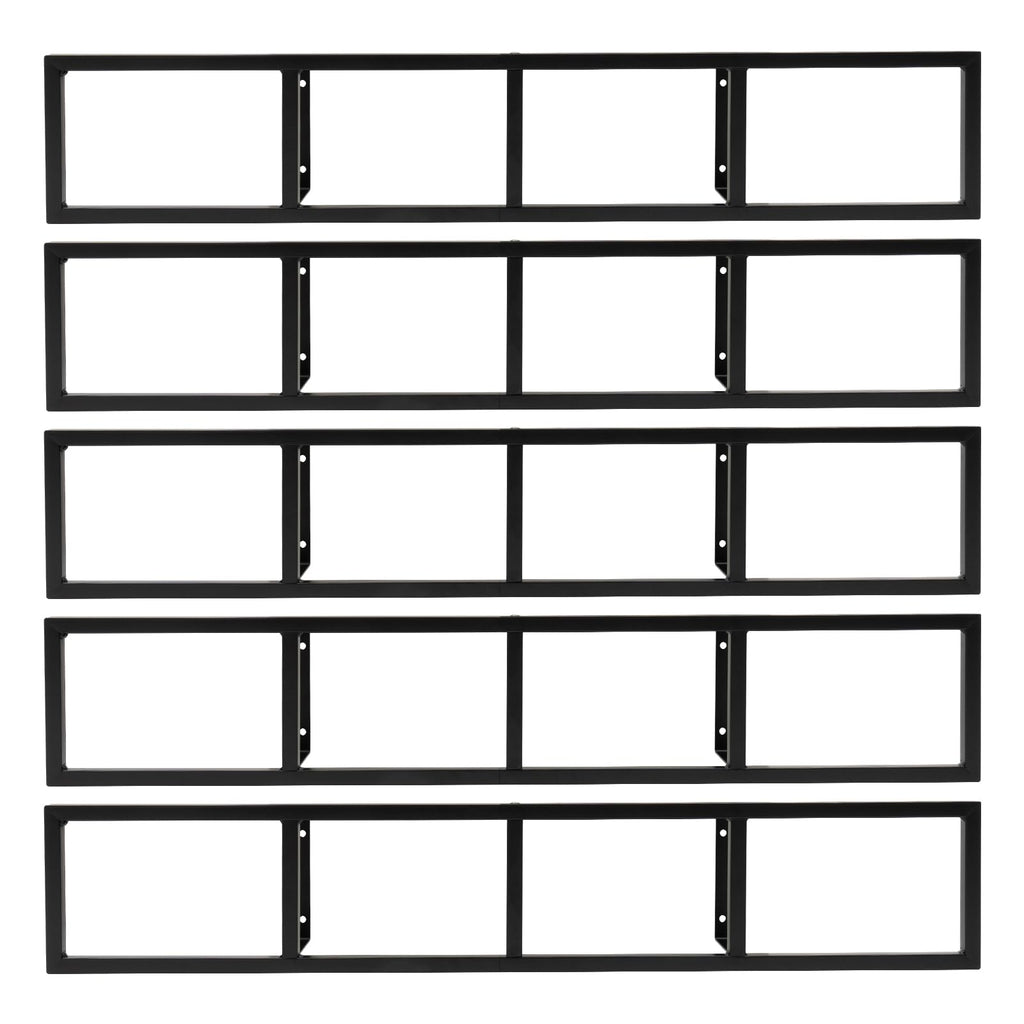 Black 5Pcs CD Racks B950988