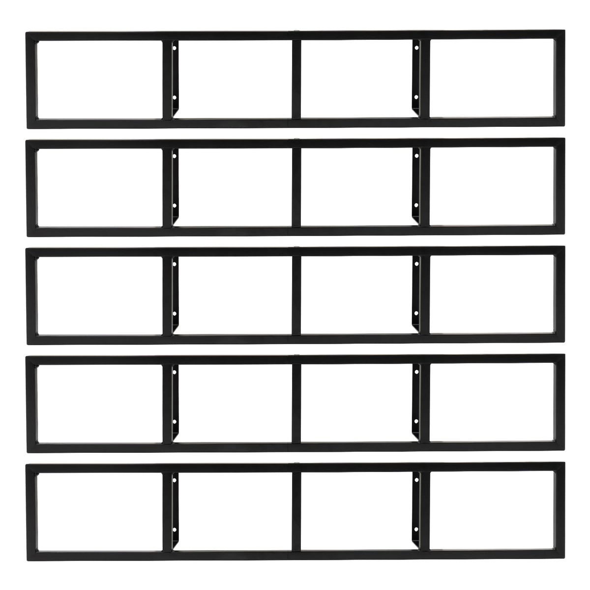 Black 5Pcs CD Racks B950988