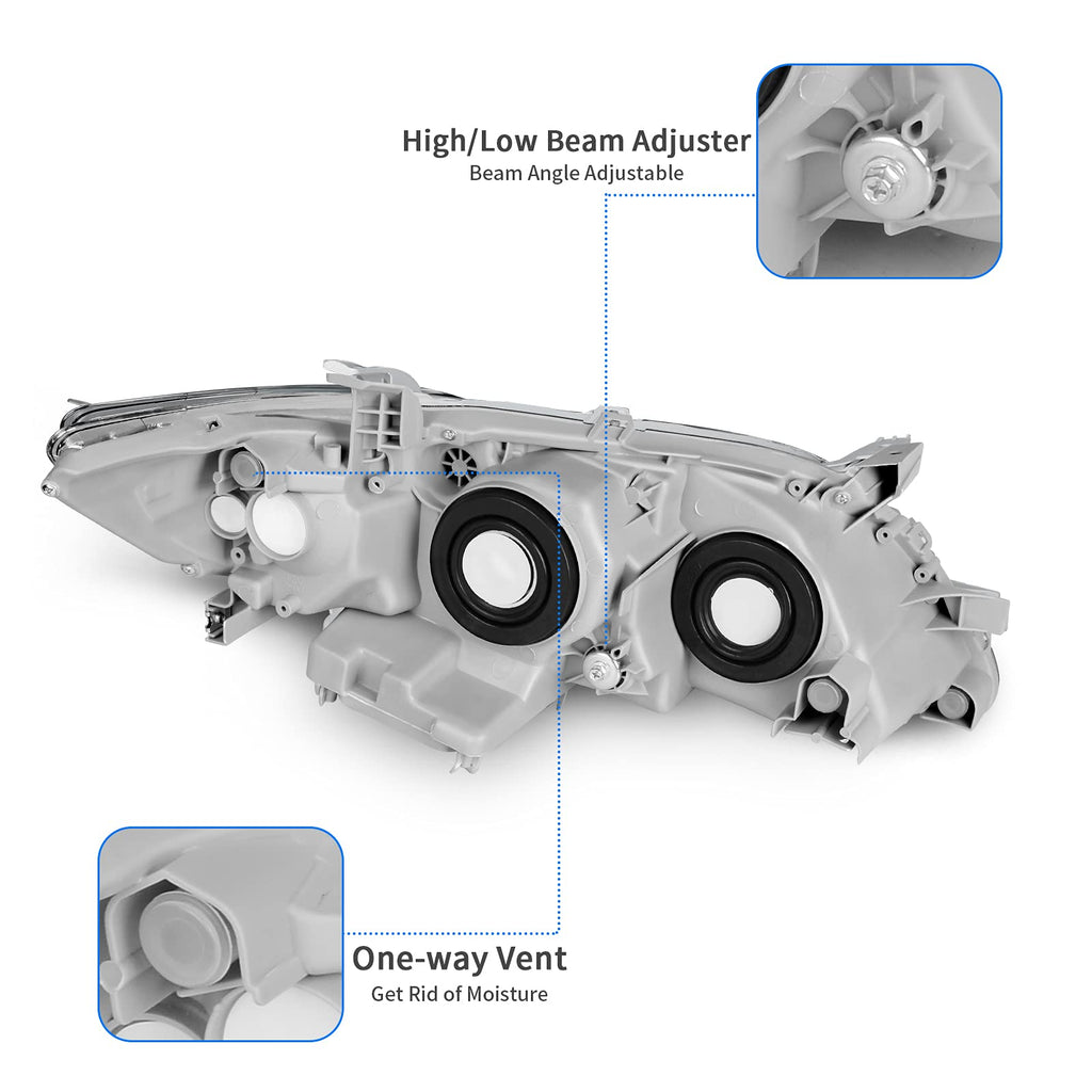 Headlight Assembly Chrome O8985