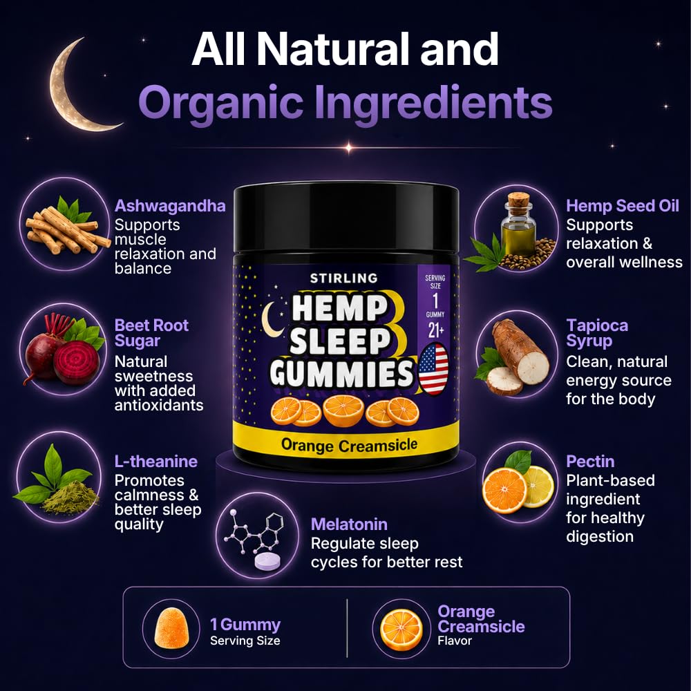 Hemp Sleep Gummies C75155