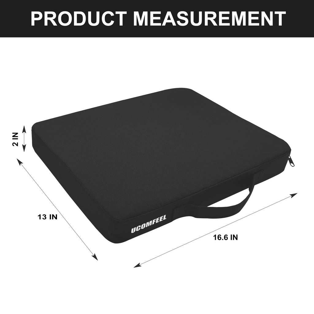 Portable Waterproof Oxford Fabric Stadium Seat Cushions 2-Pack Q835