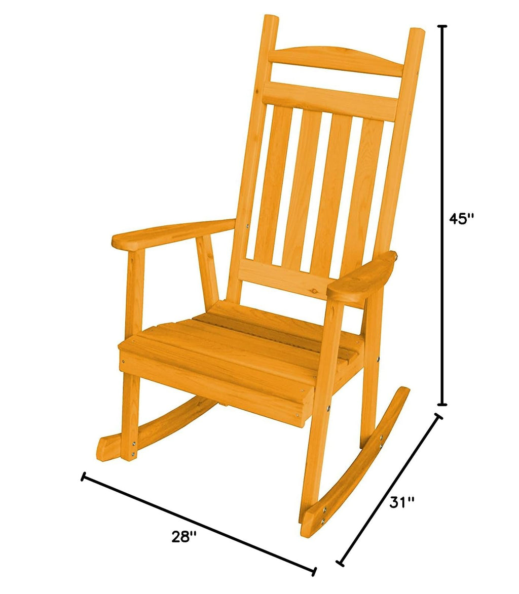 Outdoor Cedar Porch Rocker H877