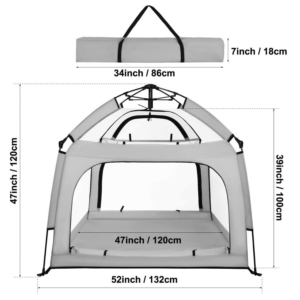 Baby Playpen with Canopy P685713