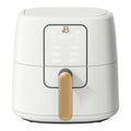 6 Quart Air Fryer with Touch-Activated Display, 4-in-1 Countertop Air Fryer 1750W, Nonstick Dishwasher Safe, White Icing Q751320