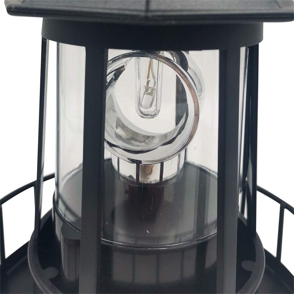 Solar LED Rotating Lighthouse Light L85460