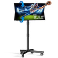 Black Rolling TV Stand for 23-60 Inch TVs D49273
