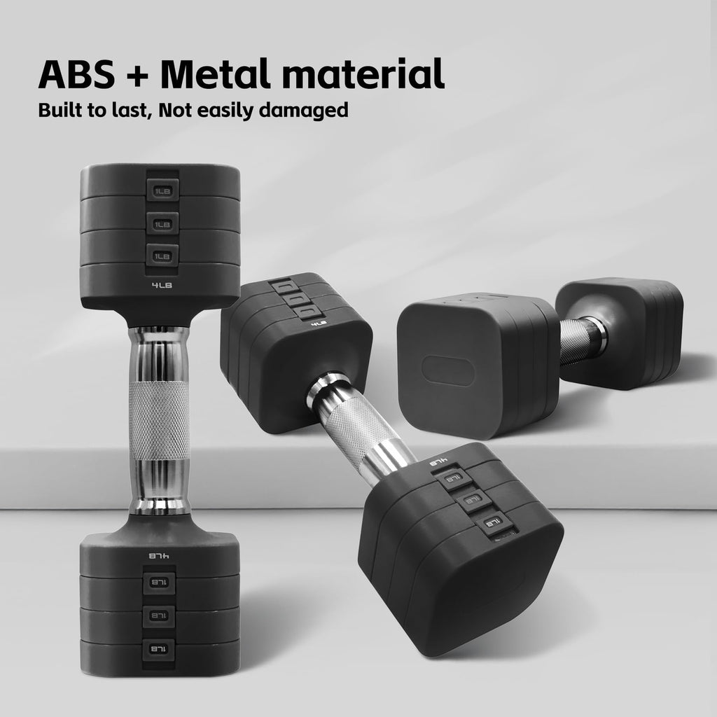 Adjustable Dumbbell Set of 2, 20 LB V2549