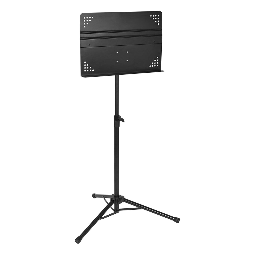 Adjustable Folding Sheet Music Stand, 31" to 55" Height, Black V340