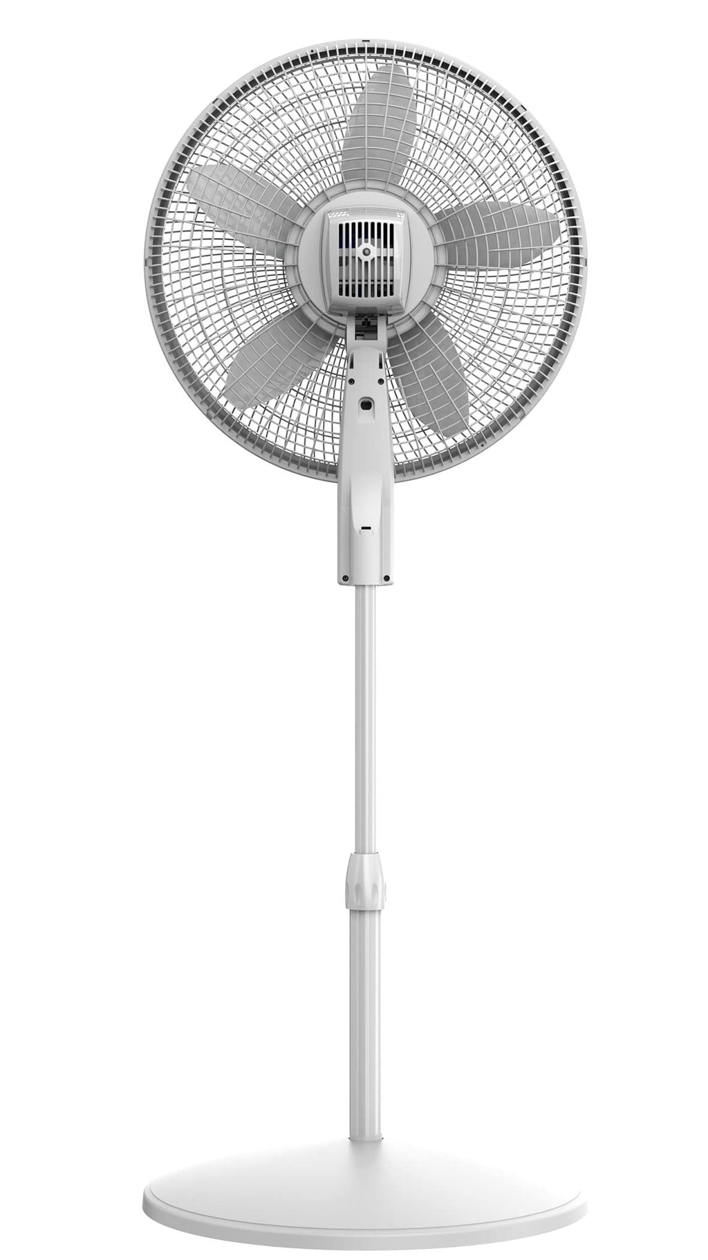 Oscillating Pedestal Fan with 12 Speeds, 8 Hour Timer, Adjustable Height, Remote Control, White F783498