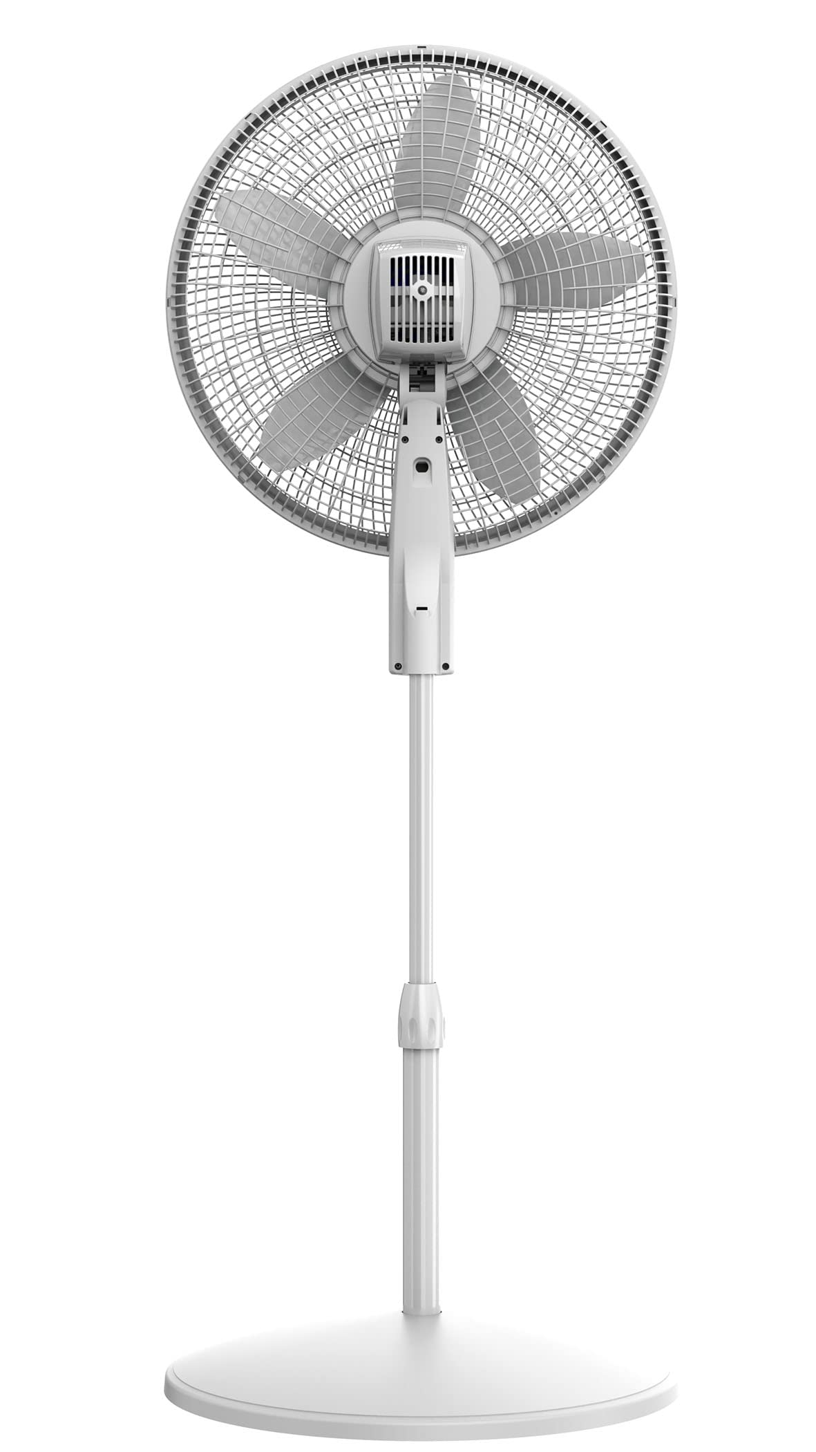 Oscillating Pedestal Fan with 12 Speeds, 8 Hour Timer, Adjustable Height, Remote Control, White F783498