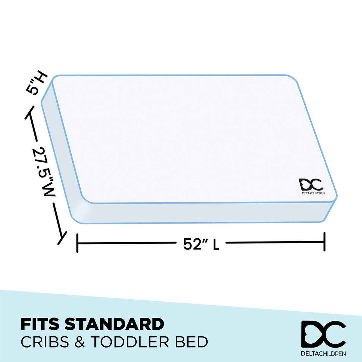 Dual Sided Crib and Toddler Mattress I839522