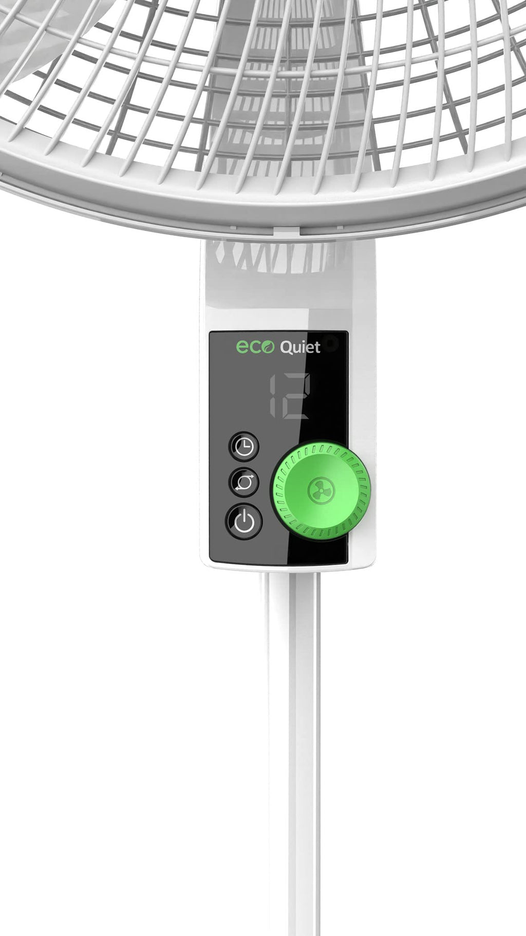 Oscillating Pedestal Fan with 12 Speeds, 8 Hour Timer, Adjustable Height, Remote Control, White F783498
