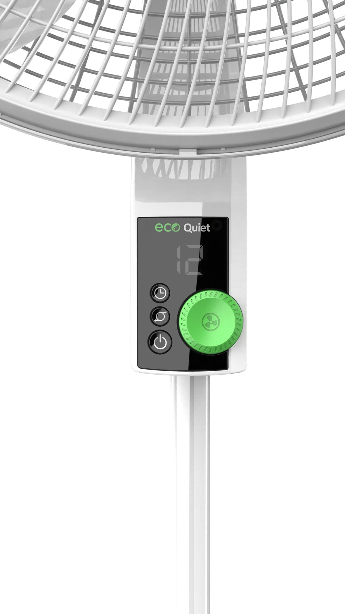 Oscillating Pedestal Fan with 12 Speeds, 8 Hour Timer, Adjustable Height, Remote Control, White F783498