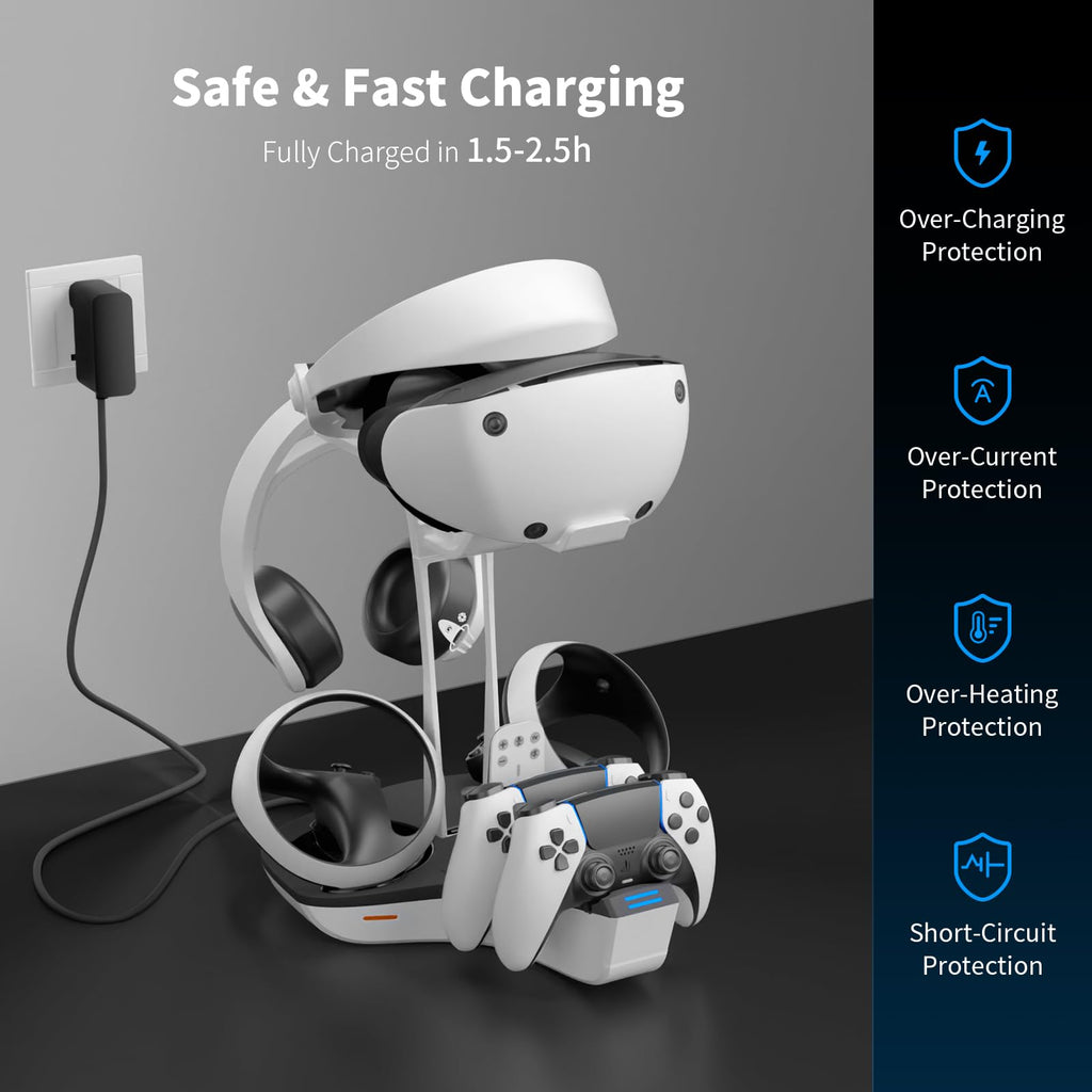 Dual Charging Station for PS5 and VR2 Controllers E165704