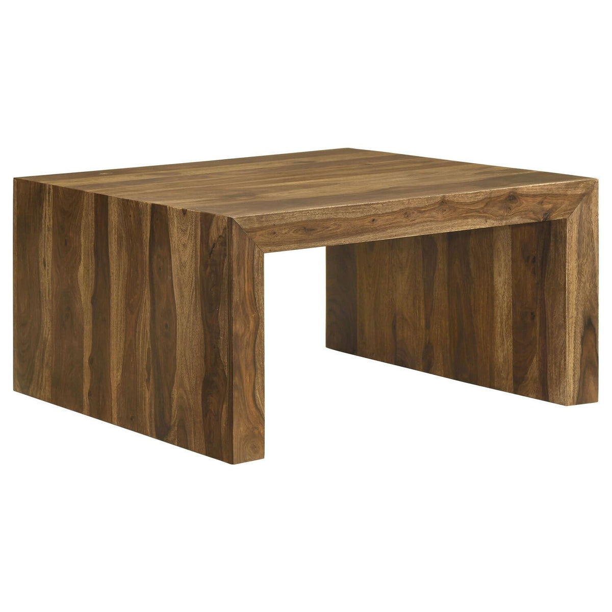 Solid Sheesham Wood Square Coffee Table D86446
