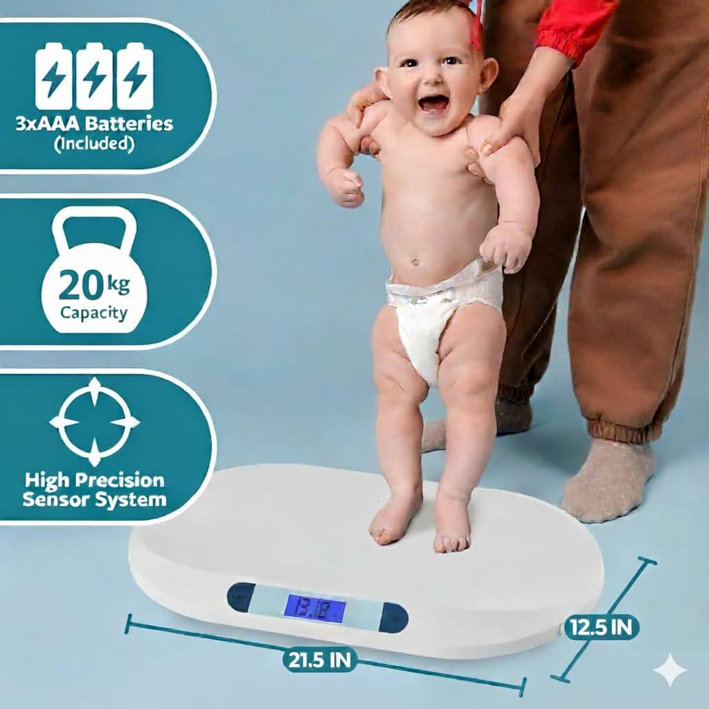 Baby & Pet Scale, 44 lb Capacity X78854
