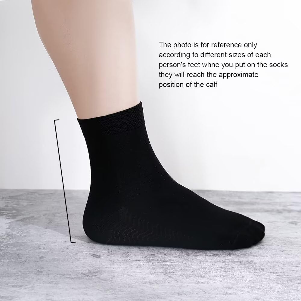 Bamboo Low Quarter Thin Ankle Socks 6 Pairs H505481