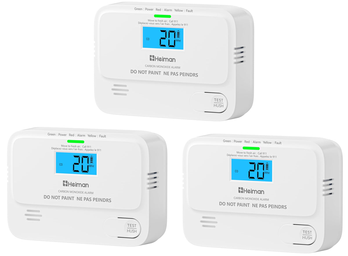 Carbon Monoxide Detectors 3 Pack K20714