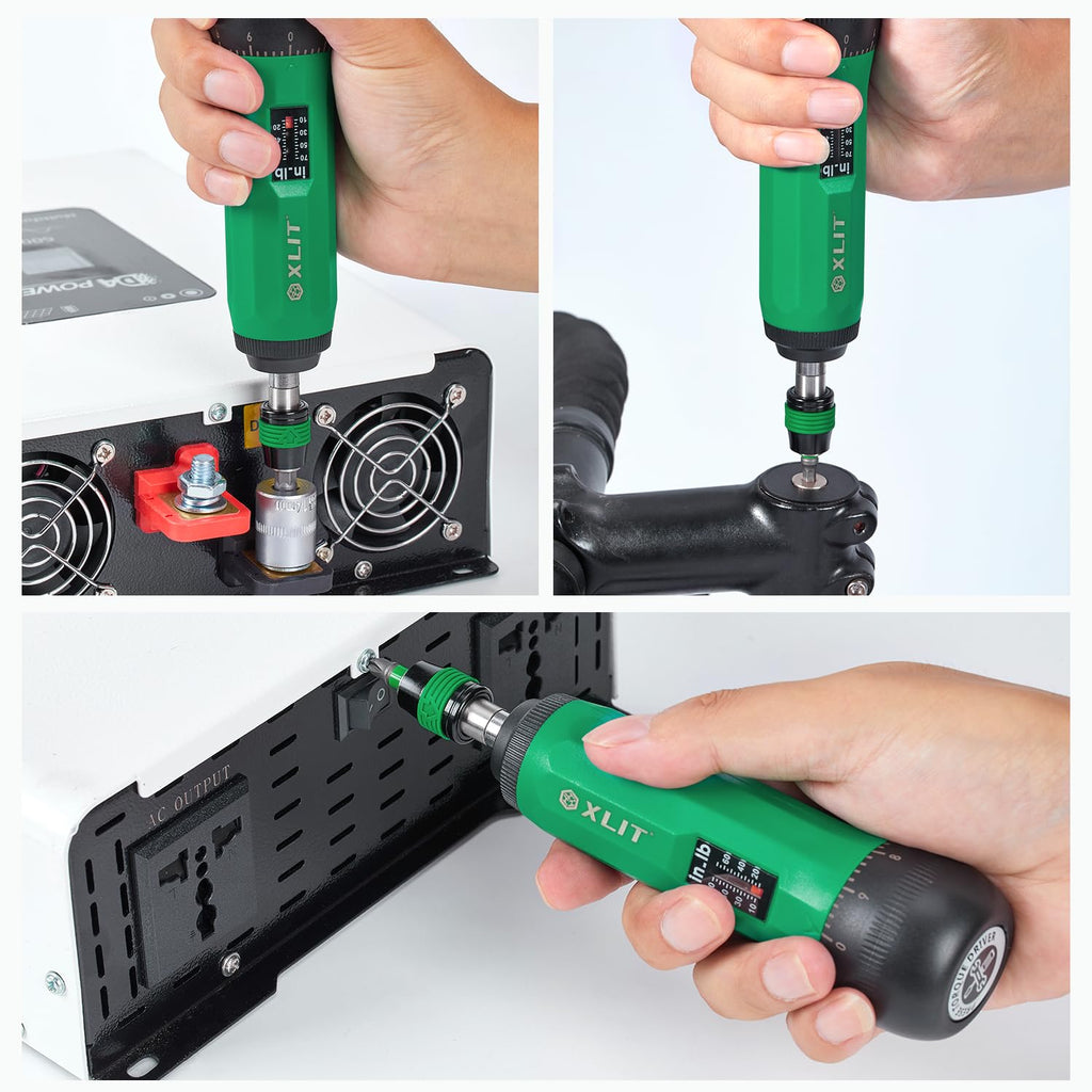 Adjustable Torque Screwdriver Set, 13-Piece 1/4" Hex Quick Release T9962