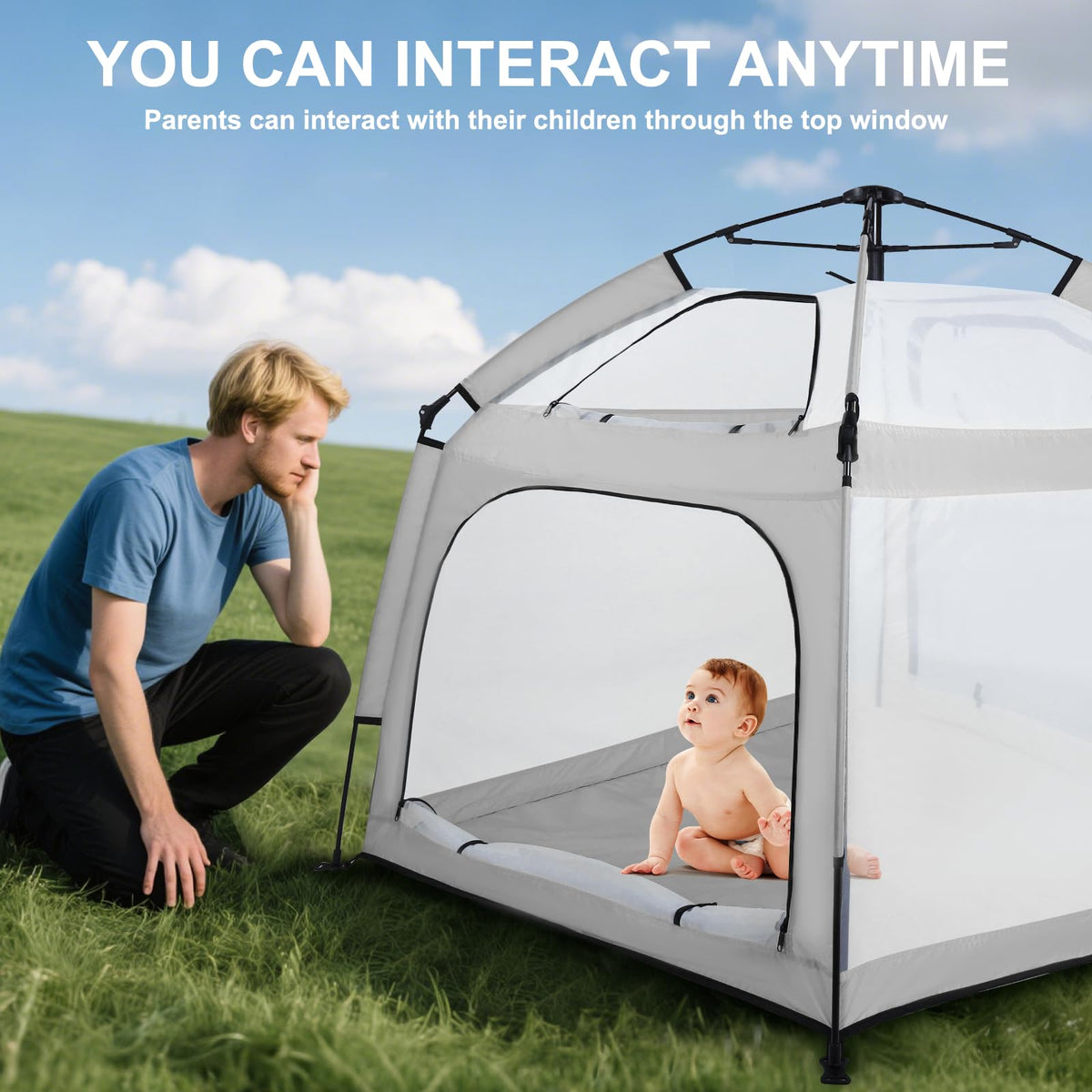 Baby Playpen with Canopy P685713