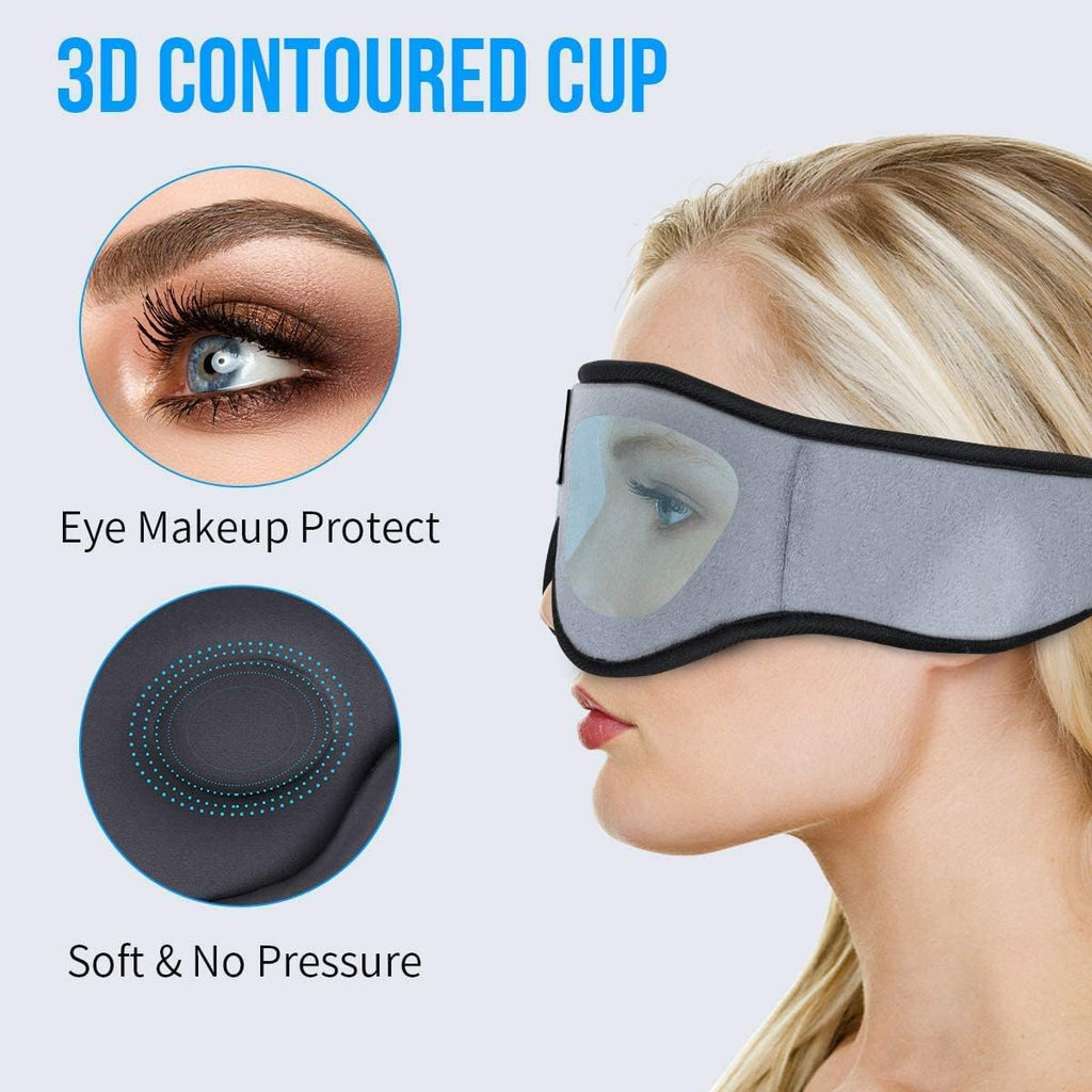 Sleep Mask with Bluetooth Headphones Cotton U4847