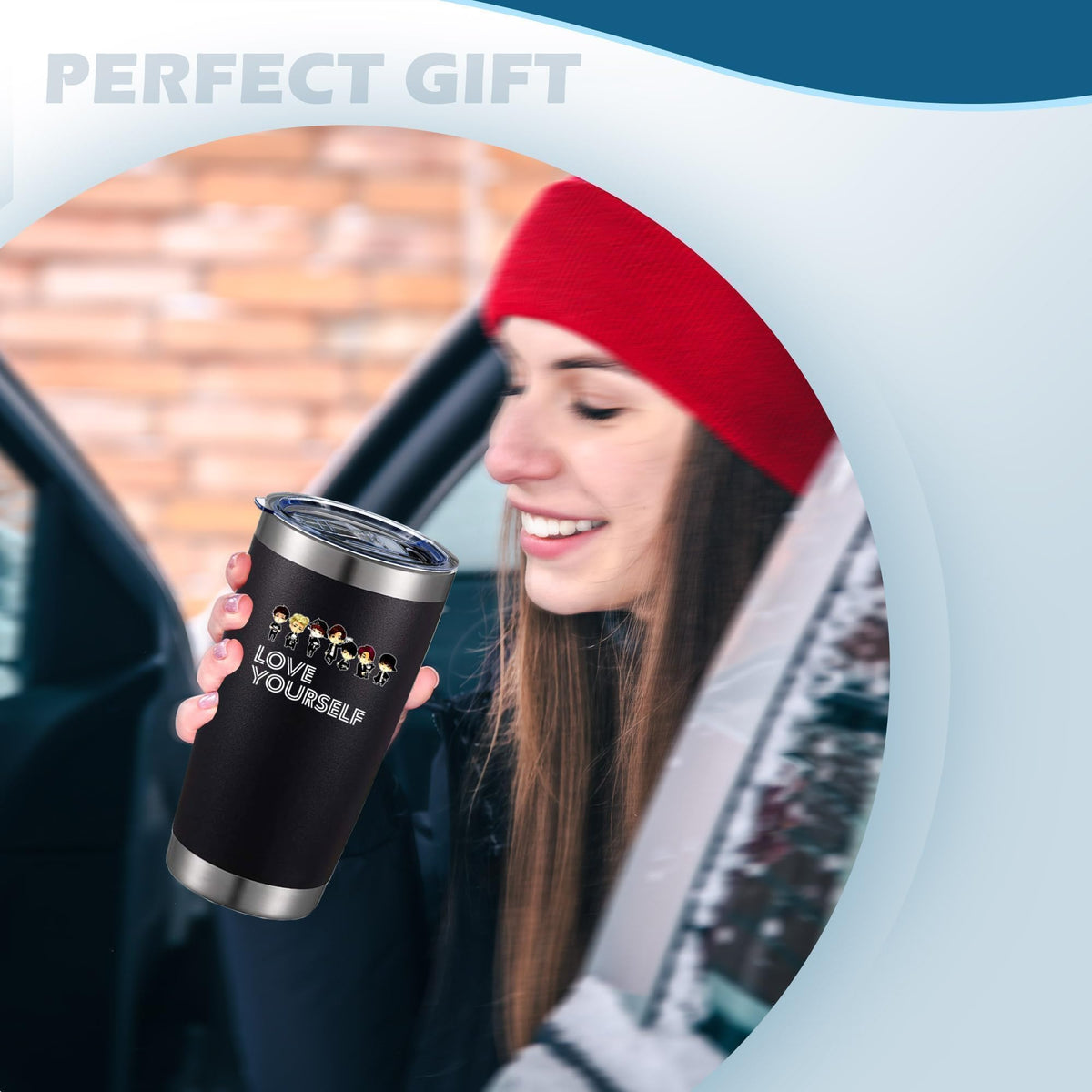 20oz Insulated Stainless Steel Tumbler with Lid F339368