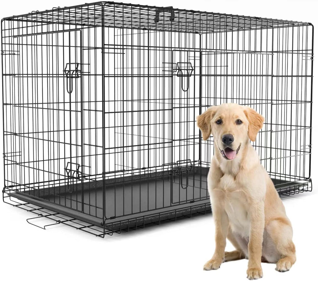 42” X-Large Heavy-Duty Dog Crate with Divider Panel N796