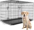 42” X-Large Heavy-Duty Dog Crate with Divider Panel N796