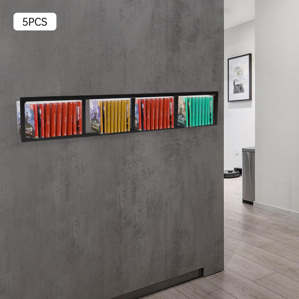 Black 5Pcs CD Racks B950988