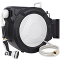 Retractable Garden Hose Reel 1/2 Inch x 100 ft Wall Mounted Q1740