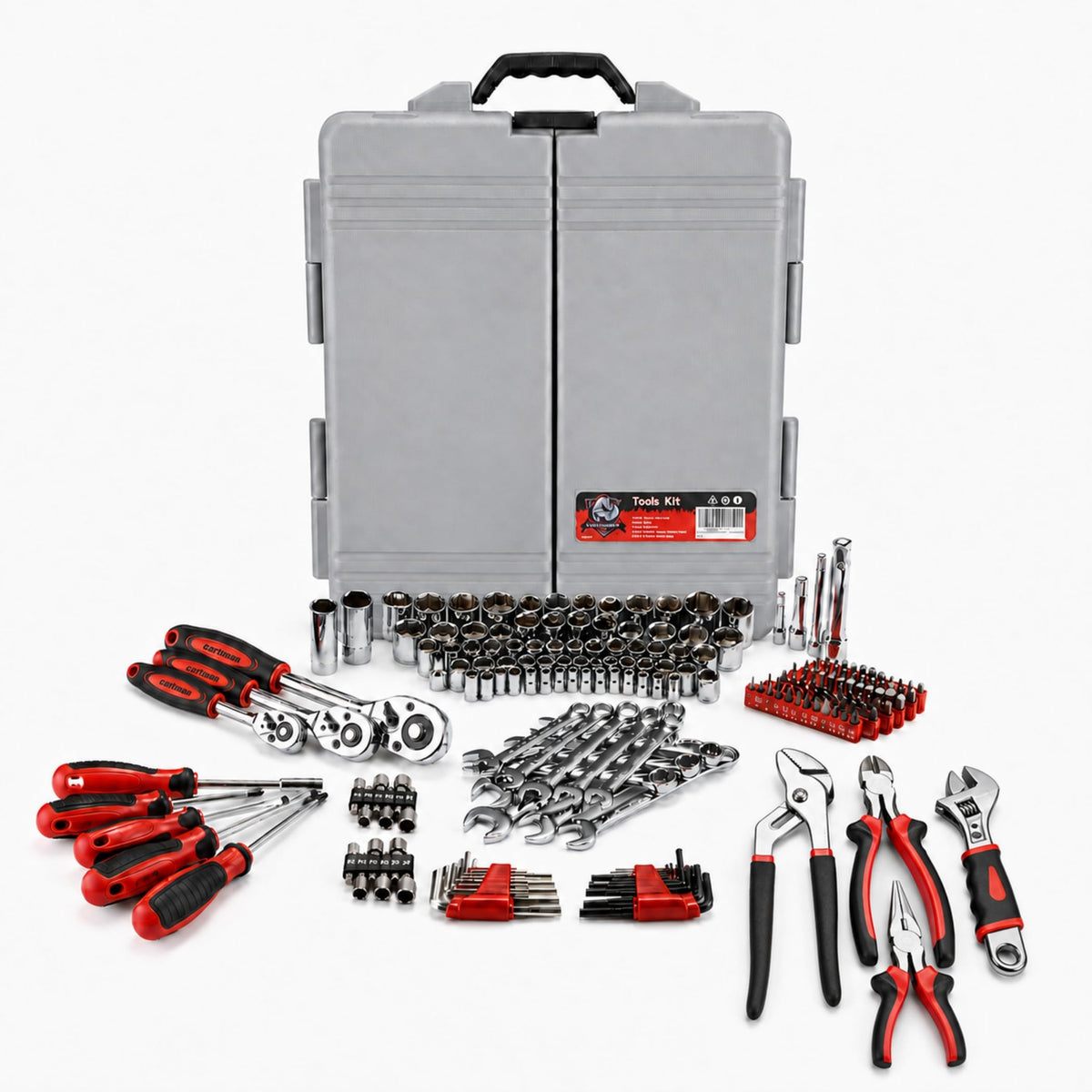 205-Piece Ratchet Wrench Tool Set J781216