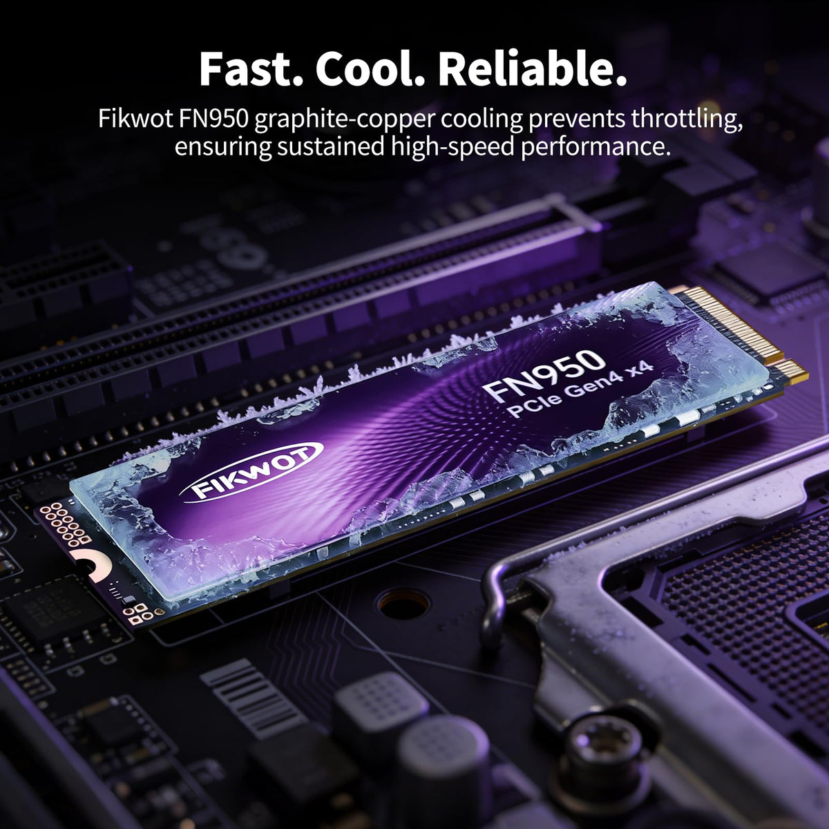 4TB NVMe SSD PCIe Gen4x4 M.2 2280 Internal Solid State Drive F8805