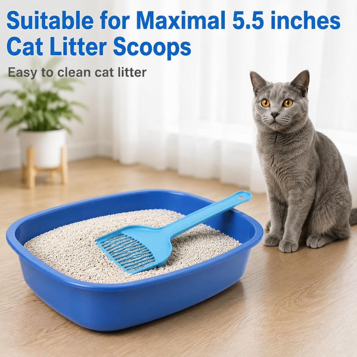 Cat Litter Poop Pick-Up Bags with Handles, Leak Proof, Unscented, 100 bags Y84591