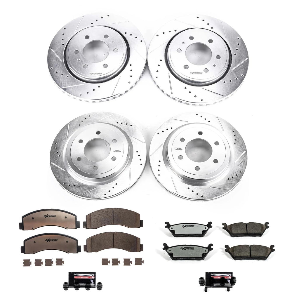 Front & Rear Brake Pad & Rotor Kit L3113