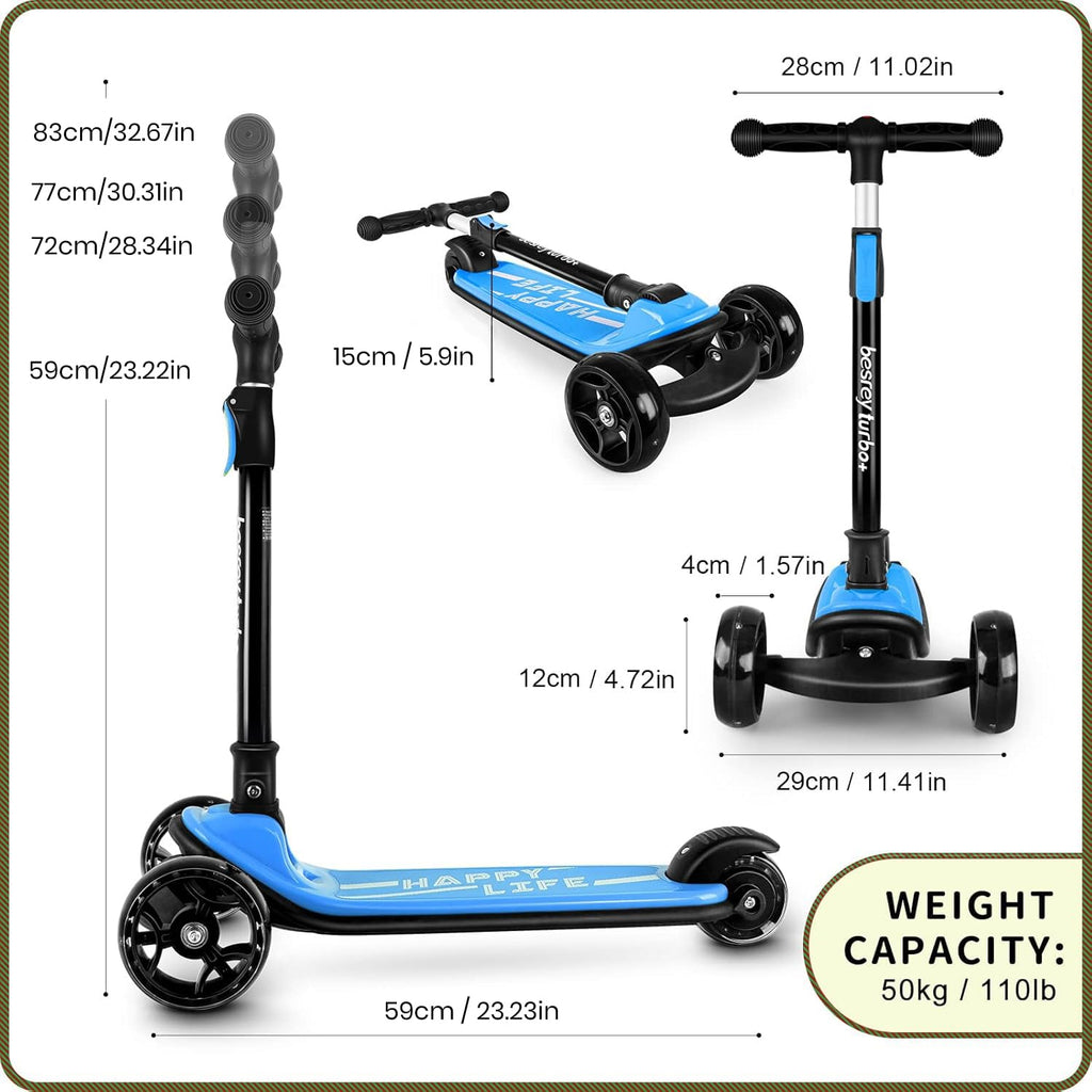 3 Wheel Scooter with 4 Adjustable Height A852