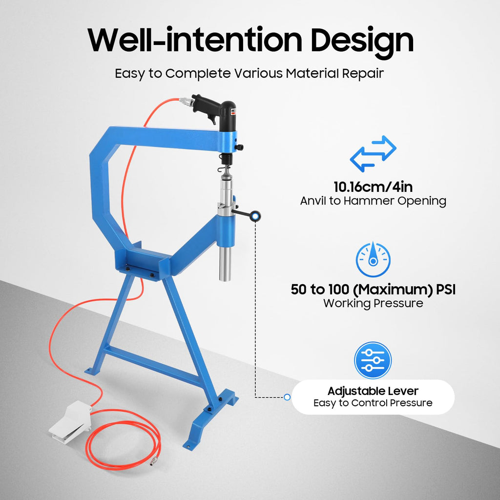 Pneumatic Planishing Hammer with 3 Anvils Q238124