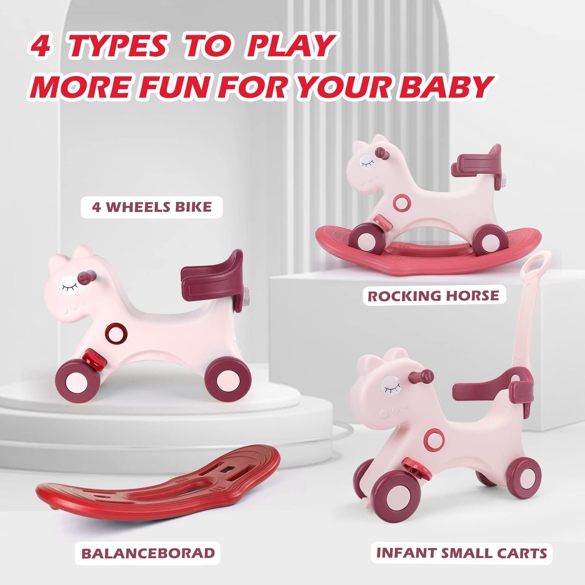 Rocking Horse for Toddlers 1-3 Years Old I806