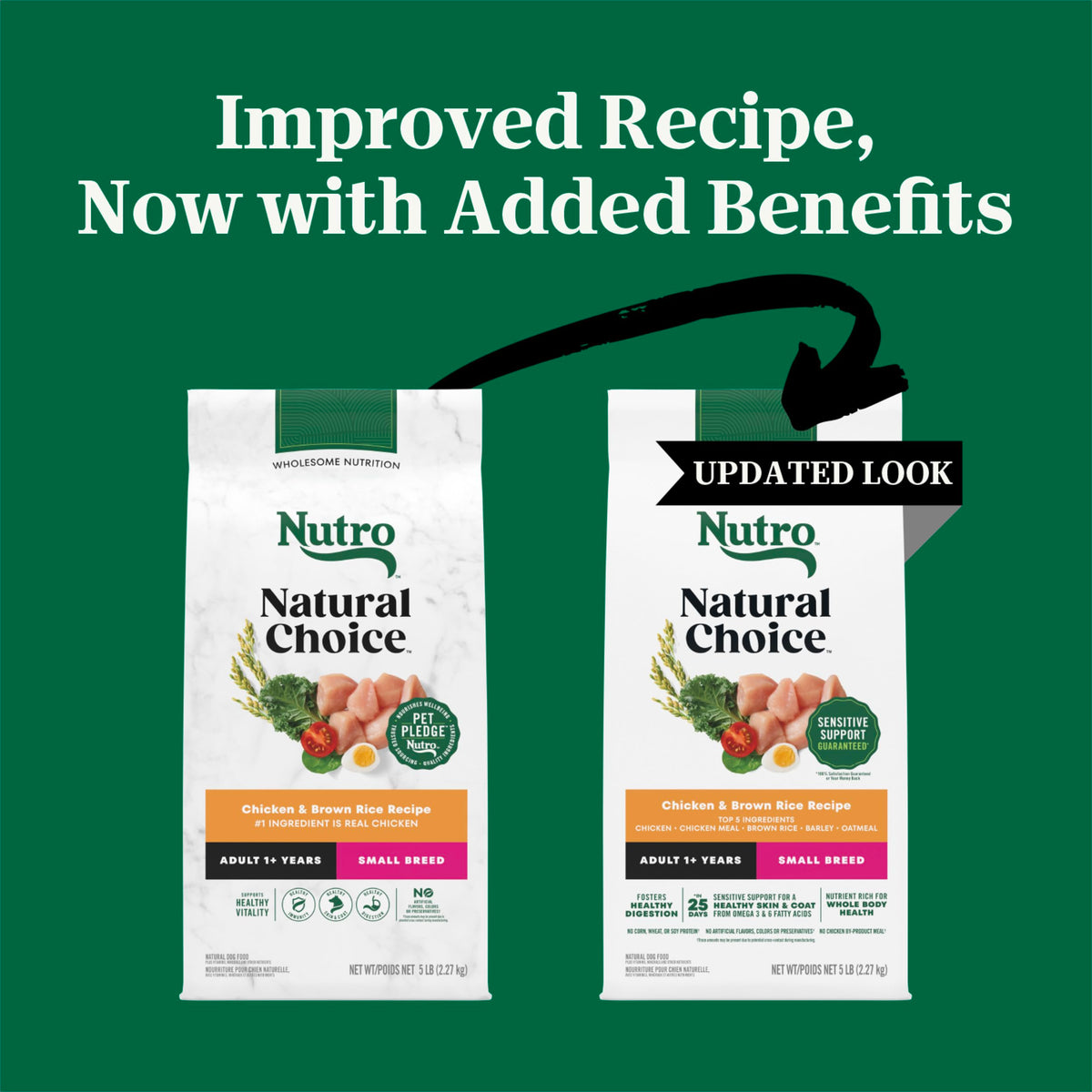 Chicken & Rice Small Breed Dry Dog Food 5 lb R914